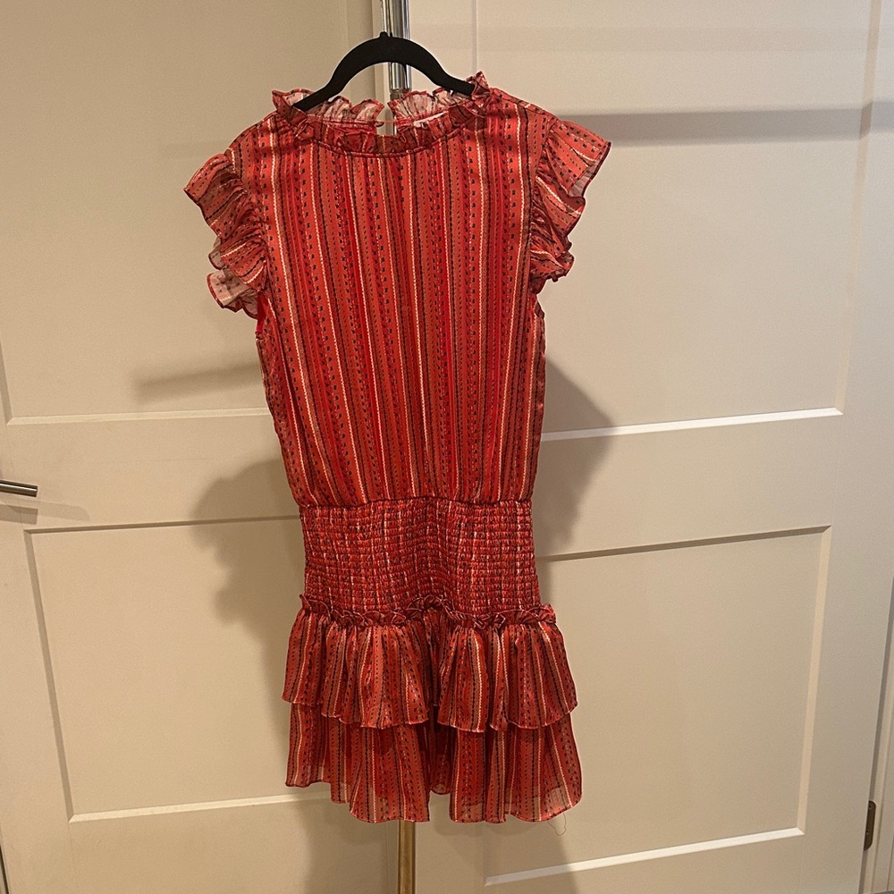 Red Striped Kids Dress